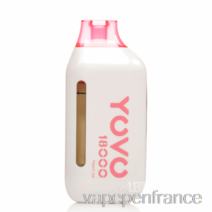 Stylo Vape Jetable à Glace à La Pêche Yovo Ultra 18000